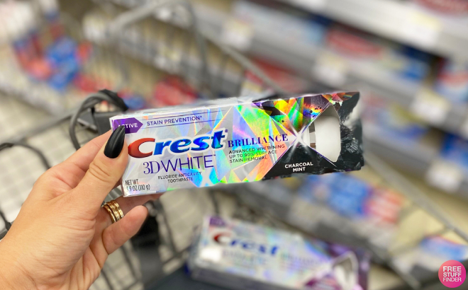 Crest 3D White Brilliance Charcoal Mint Toothpaste