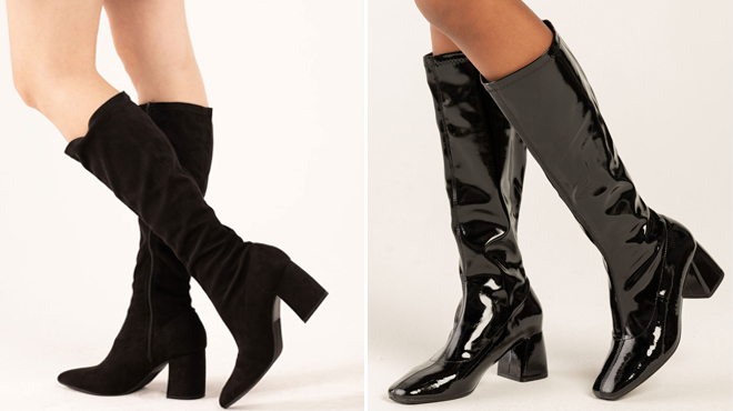 DELICIOUS Variety Womens Knee High Boots and Brambles Womens Boots