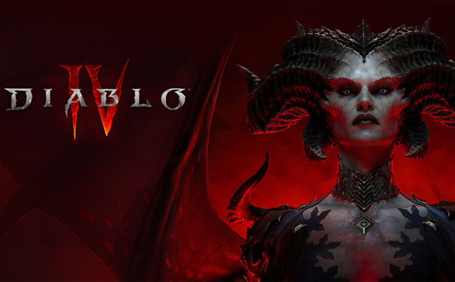 Diablo IV Logo and Lilith