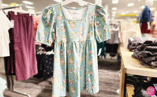 Disney Marie Cotton Short Sleeve Dress