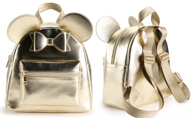 Disneys Minnie Mouse Metallic Mini Backpack