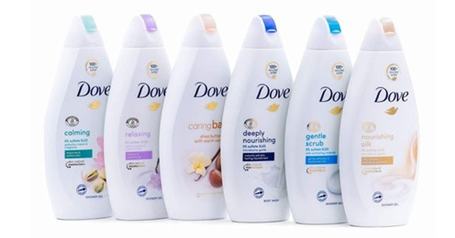 Dove Body Wash Shower Gel 6 Pack