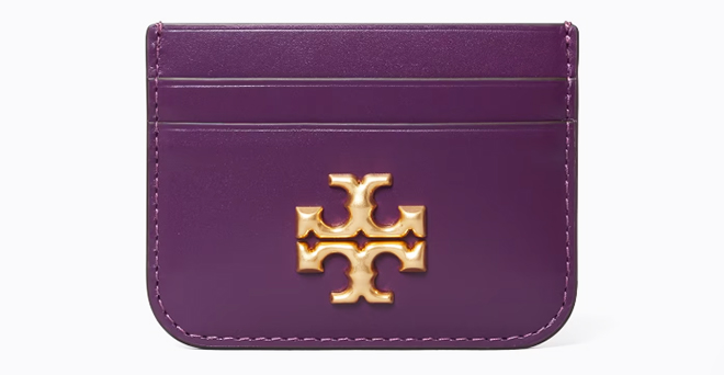 Elanor Card Case in Grape Drop