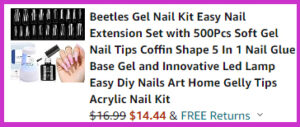 Final Price Breakdown of Beetle Gel Nail Kit