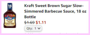 Final Price Breakdown of Kraft BBQ Sauce