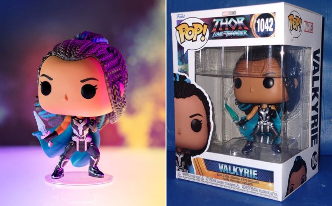 Funko Pop Marvel Thor Valkyrie in the Box