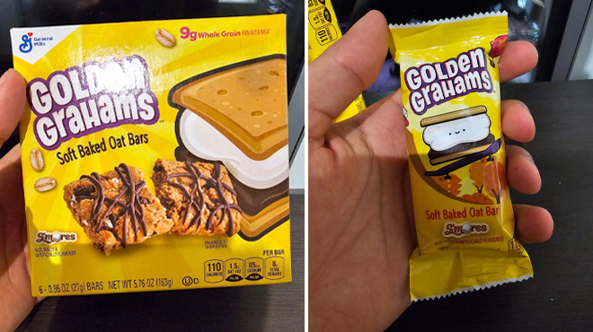 Golden Grahams 6 Count S'mores Soft Baked Oat Bars