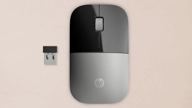 HP Z3700 Wireless Mouse Silver 