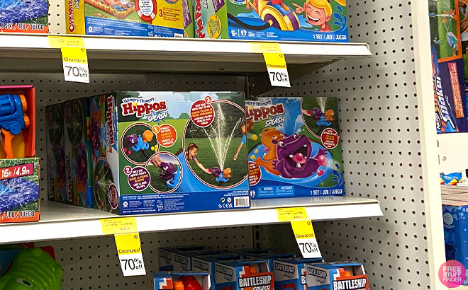 Hasbro Hungry Hungry Hippos Splash Game on a Shelf