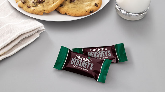 Hersheys Organic Milk Chocolate Miniatures Pouch