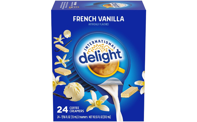 International Delights French Vanilla 24 Count Coffee Creamer Pack