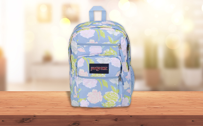 JanSport Big Student Backpack on a Table