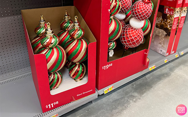 Jumbo Giant Ornaments at Walmart