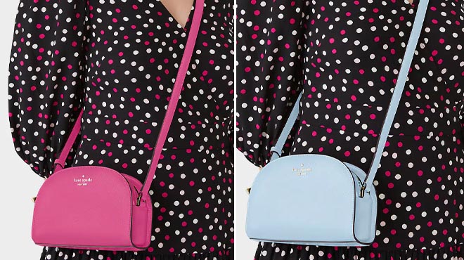 Kate Spade Perry Leather Dome Crossbody