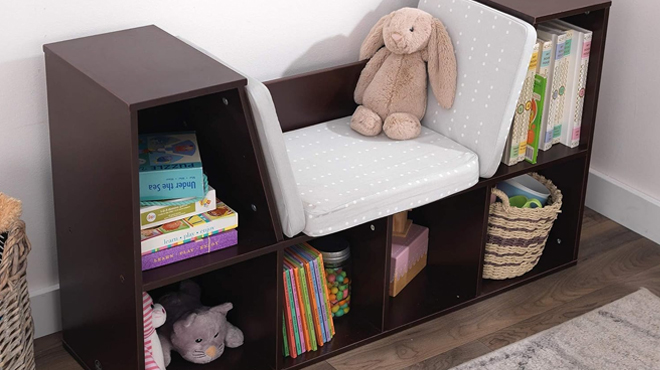 KidKraft Bookcase With Reading Nook 57 Shipped Free Stuff Finder   KidKraft Bookcase With Reading Nook 