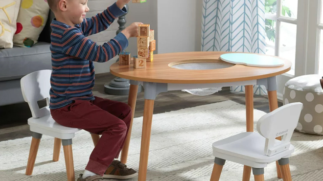 KidKraft WoodenToddler Table 2 Chair Set