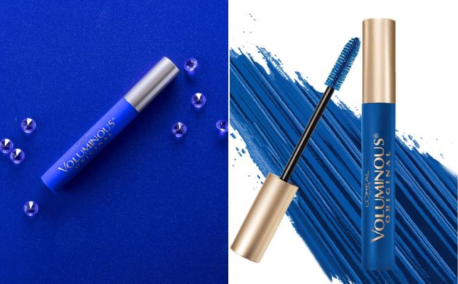 LOreal Paris Makeup Voluminous Original Volume Building Mascara in Cobalt Blue Color