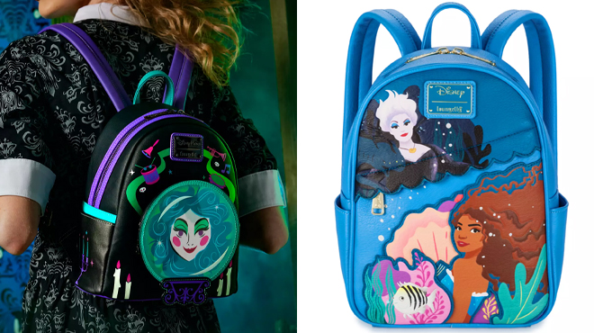 Madame Leota Loungefly Mini Backpack The Haunted Mansion and The Little Mermaid Loungefly Mini Backpack Live Action Film