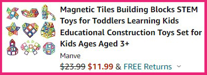 Magnetic STEM Building Blocks Order Summary