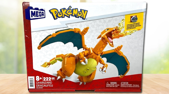 Mega Pokemon 222 pc Action Figure Building Toy Set