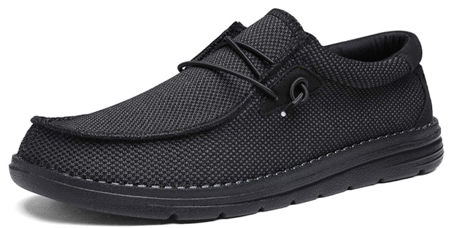 Mens Casual Slip on Loafers Stretch Shoes