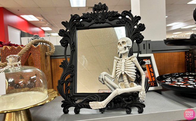 Mirror With Skeleton