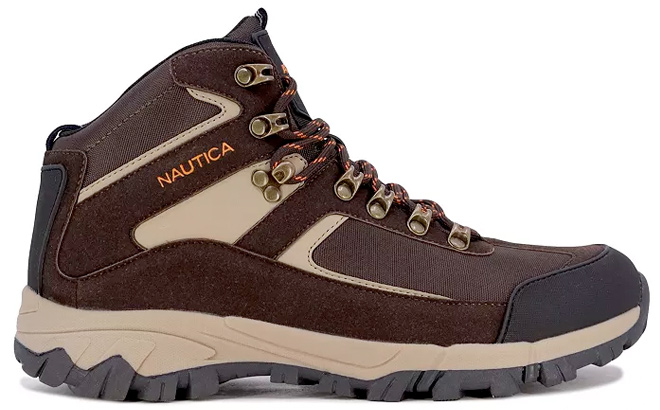 NAUTICA Mens Borego Hiking Lace Up Boots