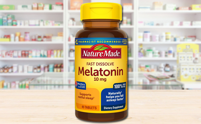 Nature Made Fast Dissolve Melatonin 10mg