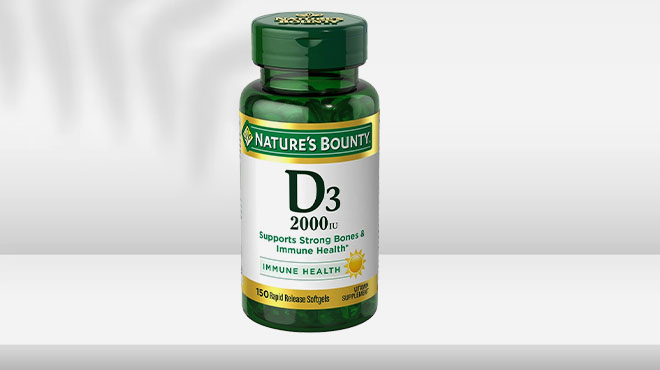 Natures Bounty Vitamin D3 Softgels 1