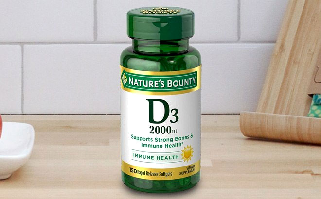 Natures Bounty Vitamin D3 Softgels