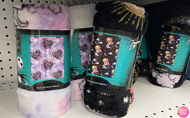 Nightmare Before Christmas Plush Throw Blankets