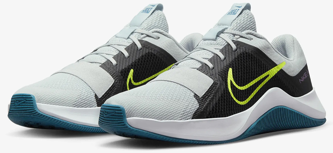 Nike MC Trainer 2 Mens Shoes on a Gray Background