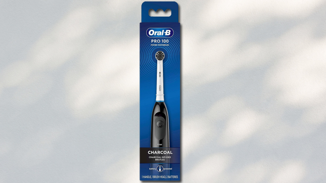 Oral B Pro 100 Charcoal Electric Toothbrush