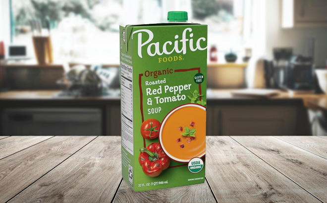 Pacific Foods Organic Creamy Roasted Red Pepper Tomato Soup