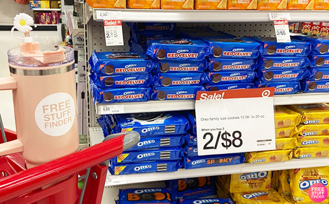 Packs of Oreo Cookies on Target Shelf