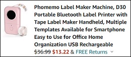 Portable Label Maker Checkout