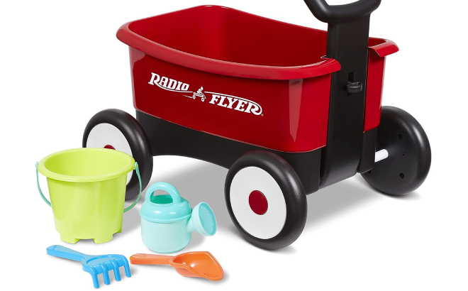 Radio Flyer My 1st Wagon with Garden Tools