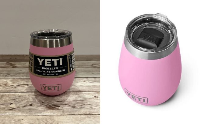 Rambler Insulaed Wine Tumbler in Power Pink Color