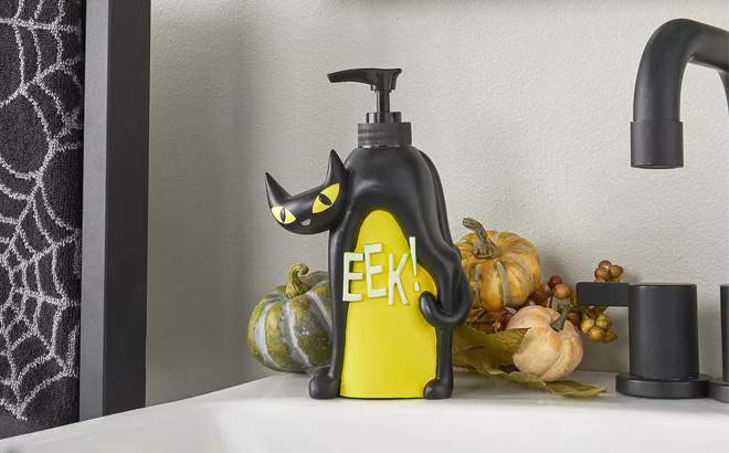 Scary Cat Soap Lotion Dispenser