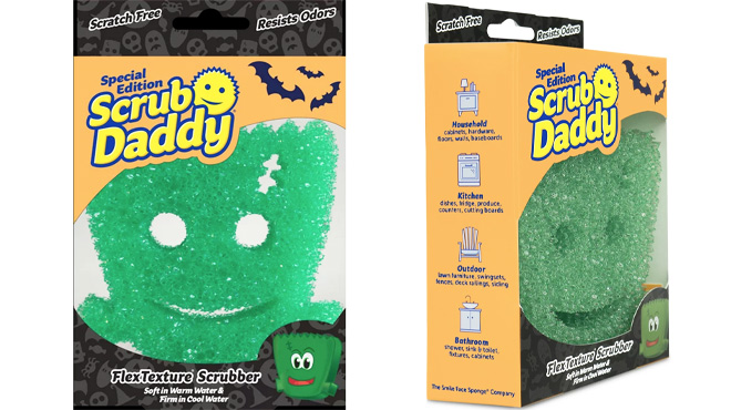Scrub Daddy Halloween Green Monster Sponge