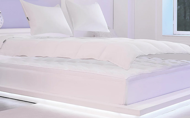 So Fluffy Queen Microfiber Mattress Topper