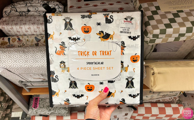 Spooktacular 4 Piece Sheet Set