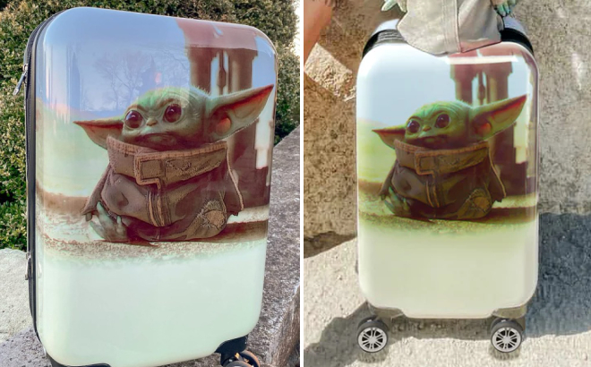 Star Wars The Mandalorian Grogu Rolling Luggage