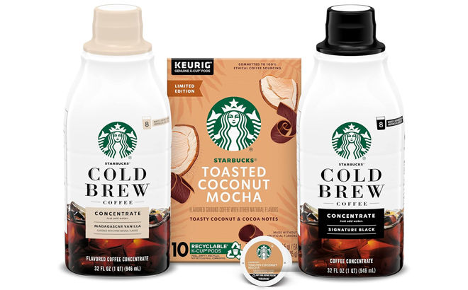 Starbucks Summer Variety Pack K Cups White Background