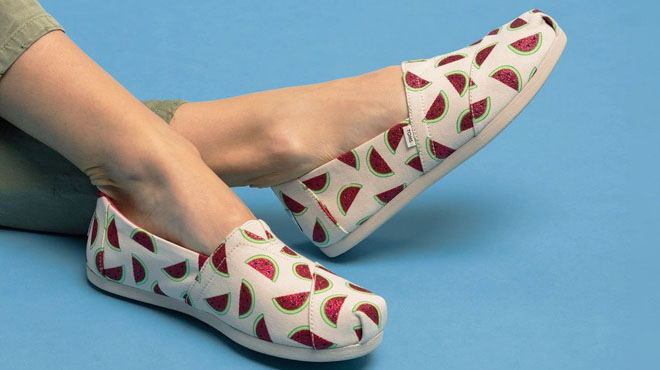 TOMS Alpargata Watermelons Womens Shoes