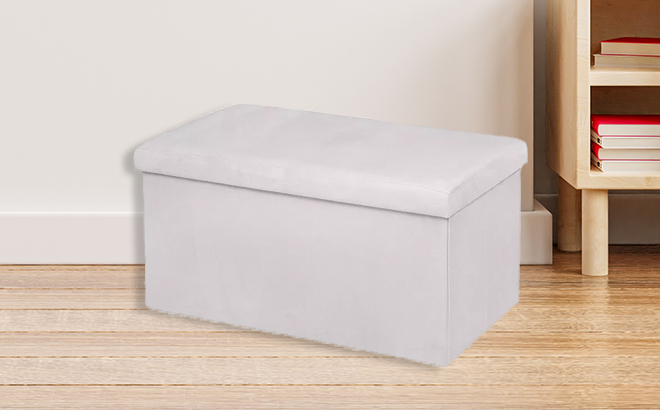 The Big One Colapsible Ottoman in White