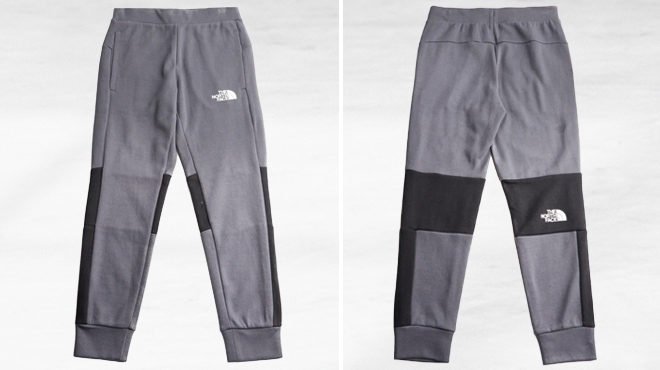 The North Face Boys Slacker Pants Asphalt Grey Color