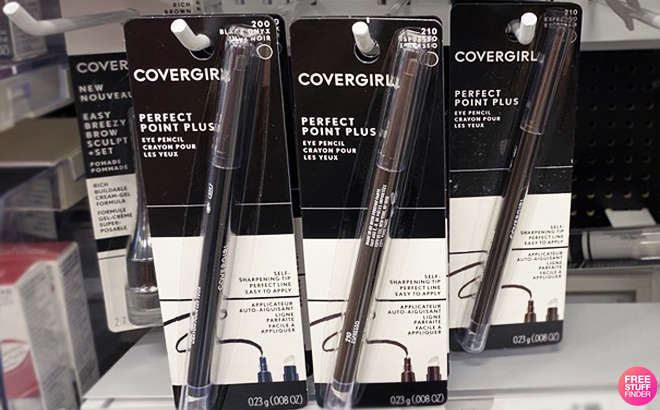 Three CoverGirl Perfect Point Plus Eyeliners on CVS Shelf 2