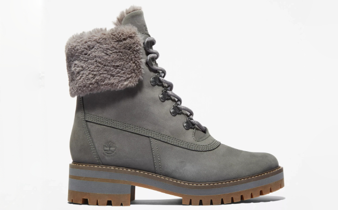 Timberland Womens Courmayeur Valley 6 Inch Waterproof Faux Fur Boots