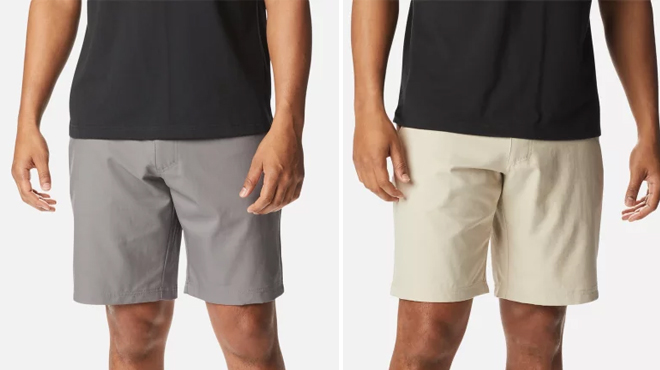 Two Color Options for Columbia Mens Iron Mountain Trail Shorts